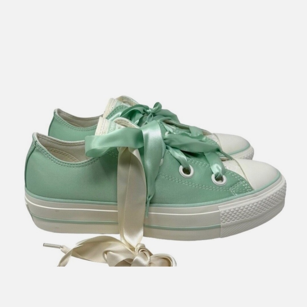 Converse Chuck Taylor Lift Platform Matte Satin Shoe Women Skate Sneaker A10300C